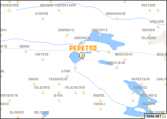 map of Peretno