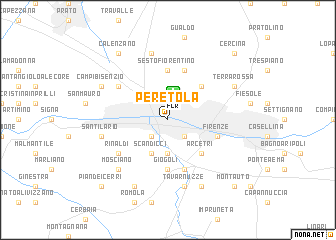 map of Peretola