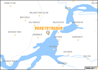 map of Peretryagovo