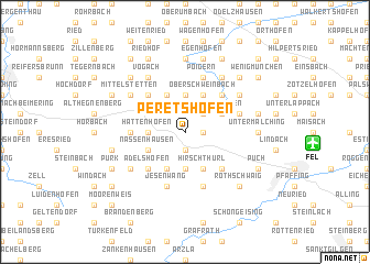 map of Peretshofen