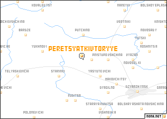 map of Peretsyatki Vtoryye