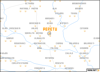 map of Peretu