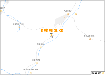 map of Perevalka