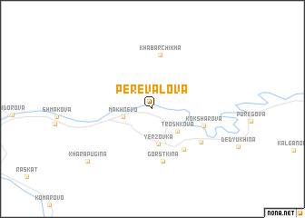 map of Perevalova