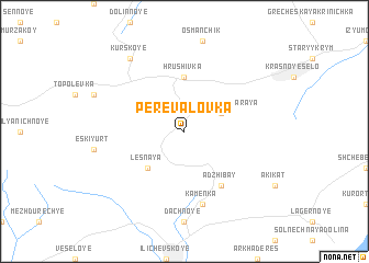 map of Perevalovka
