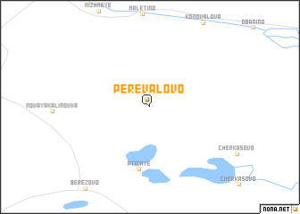 map of Perevalovo