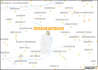 map of Perevedënovka