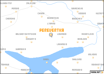 map of Perevërtka