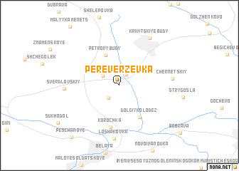 map of Pereverzevka