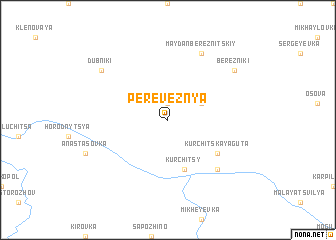 map of Pereveznya