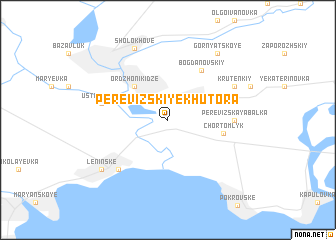 map of Perevizskiye Khutora