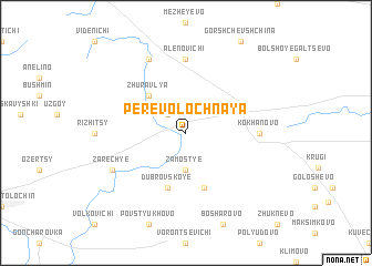 map of Perevolochnaya