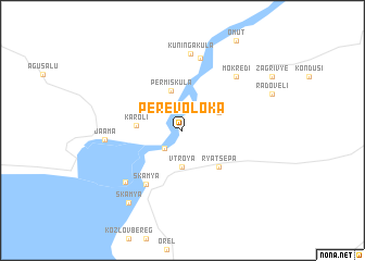 map of Perevoloka