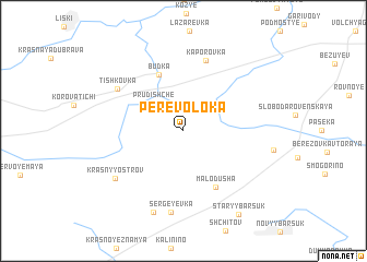 map of Perevoloka