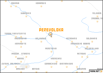 map of Perevoloka