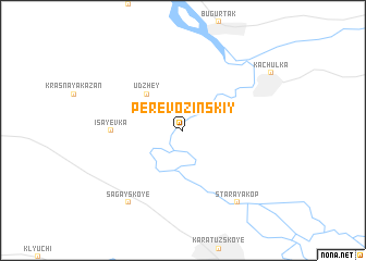 map of Perevozinskiy