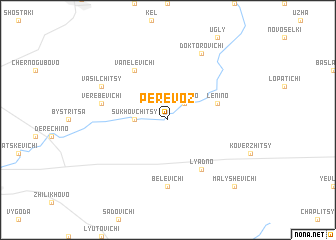 map of Perevoz