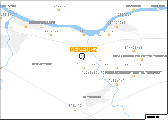 map of Perevoz