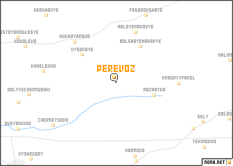 map of Perevoz