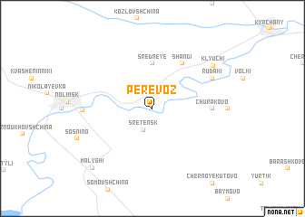 map of Perevoz