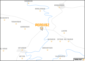 map of Perevoz