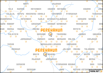 map of Perewahun