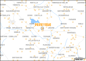 map of Pereyade