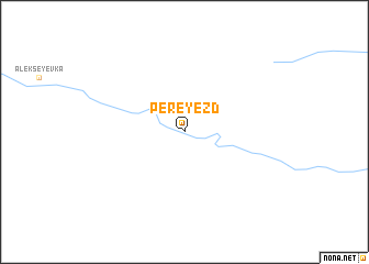 map of Pereyezd