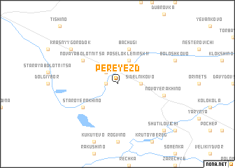 map of Pereyezd