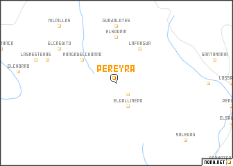 map of Pereyra