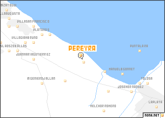 map of Pereyra