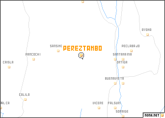 map of Pérez Tambo