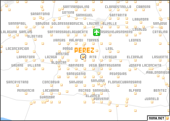 map of Pérez