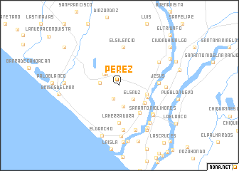 map of Pérez