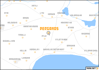 Pergamos (Cyprus) map - nona.net