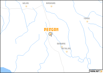 map of Pergam