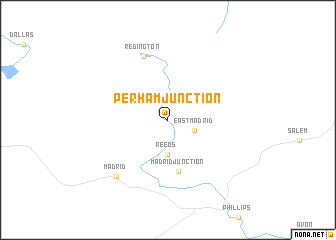 map of Perham Junction