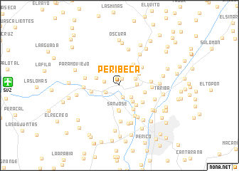 map of Peribeca