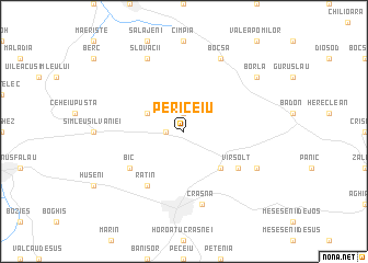 map of Periceiu