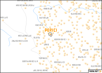 map of Perići