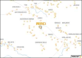 map of Perići