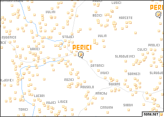 map of Perići