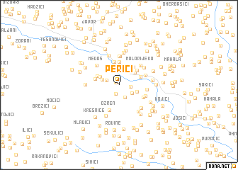 map of Perići