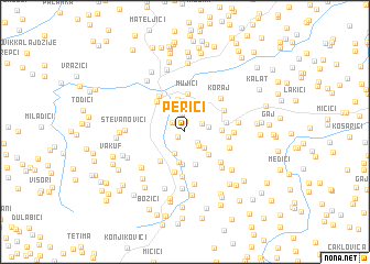 map of Perići