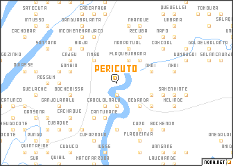 map of Pericuto