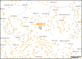 map of Perić
