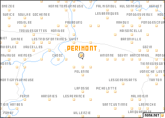 map of Périmont