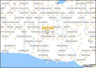 map of Périne