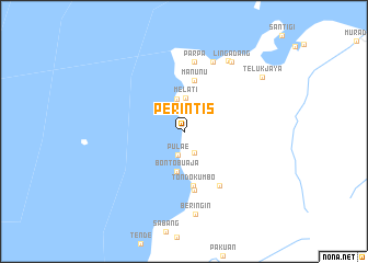 map of Perintis