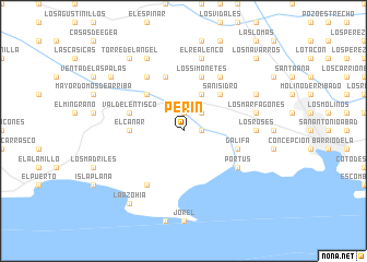 map of Perín